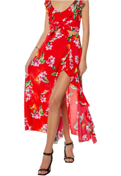 Gonna Lunga Donna Guess Flower Combo  E1GD03WO05M