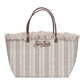 Borsa A Spalla Donna Mc2 Saint Barth Double Stripes V City Bag Mid Fringe CBMF001