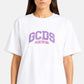 T-Shirt Manica Corta Donna Gcds Over Fit Logo Lounge C1WEQC047J104