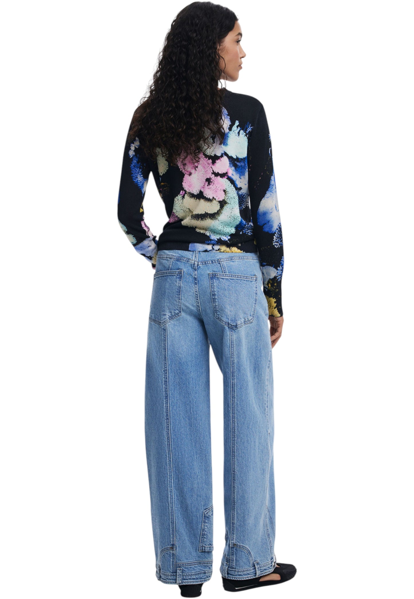 Maglione  Donna Desigual  Jers Nenufar Lacroix 25WWJF46