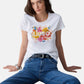 T-Shirt Manica Corta Donna Liu Jo Liujo Red Blooming Eco Line WA6493JS923