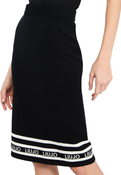 Gonna Corta Donna Liu Jo In Maglia  TF5217MS63L