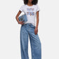 T-Shirt Manica Corta Donna Liu Jo Liujo Br.Bl.W Li Eco Line WA6493JS923