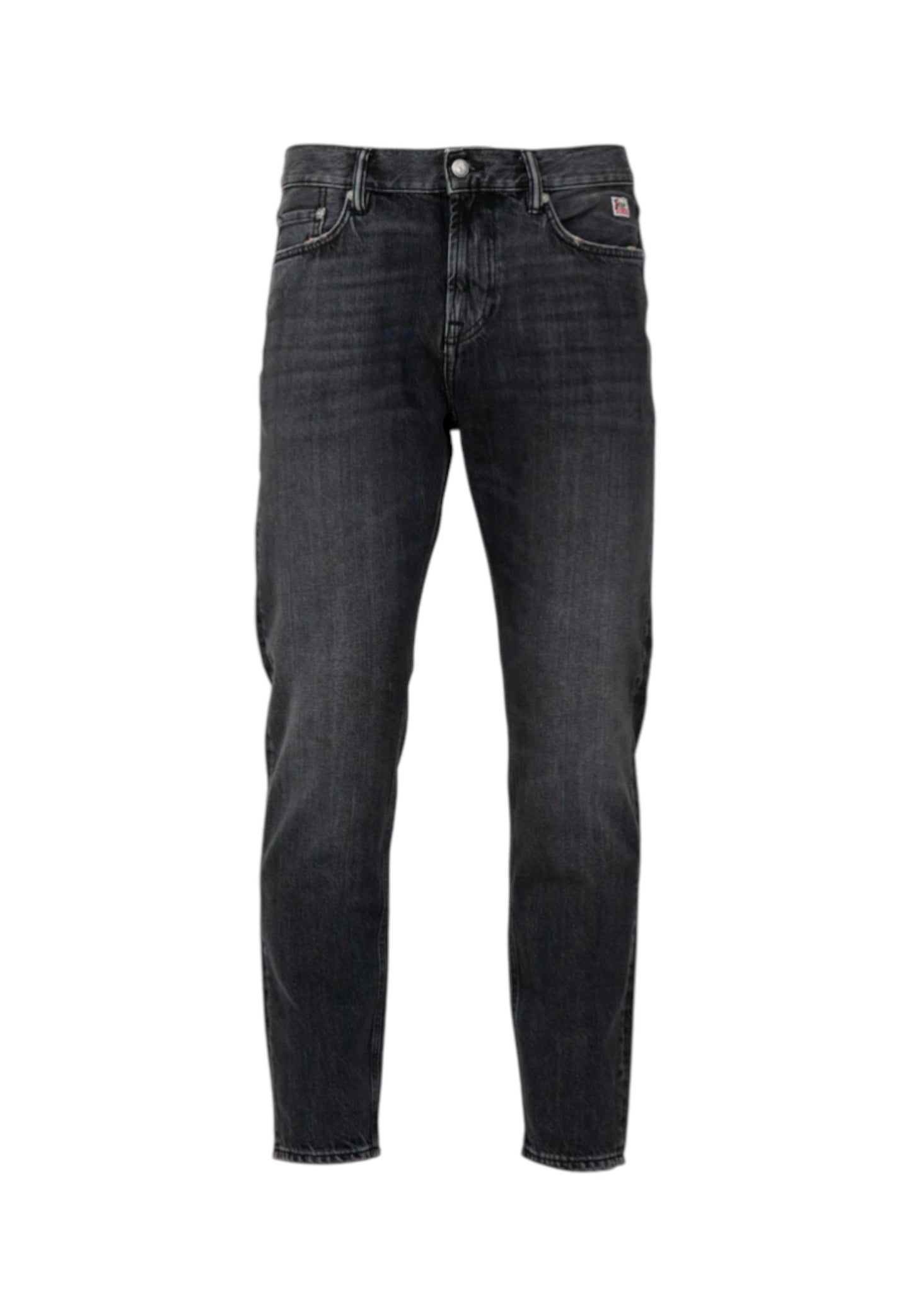 Jeans Carrot Fit Uomo Roy Roger's In Denim Nero Dapper RE-SEARCH Dalt villa RSC002N1263182