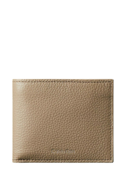 Portafoglio Con Portamonete Uomo Calvin klein Billfold Con Zip Ck Leather