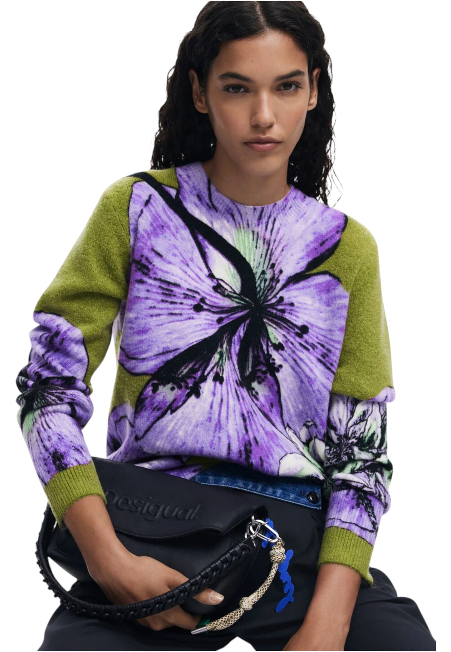 Maglione  Donna Desigual  Jers Orquidea Lacroix 25WWJF42