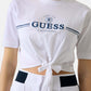 T-Shirt Manica Corta Donna Guess Crop Bow V6GI20K3509