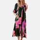 Vestito Lungo Donna Iconique Caftano Puffy Sleeves Helena IC26-101