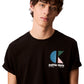 T-Shirt Manica Corta Uomo Calvin klein Jeans  20S Ck Bauhaus Lo LV04RC827G
