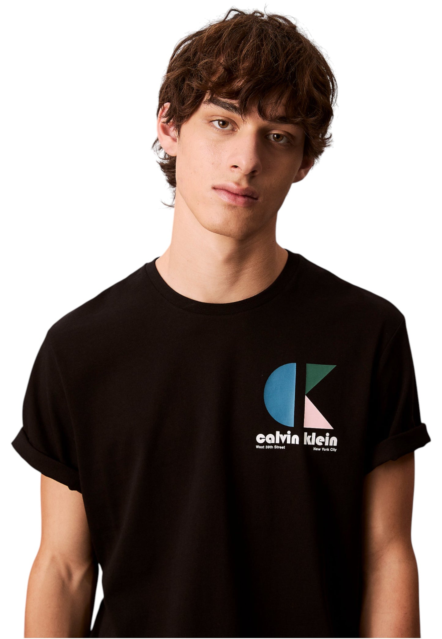 T-Shirt Manica Corta Uomo Calvin klein Jeans  20S Ck Bauhaus Lo LV04RC827G