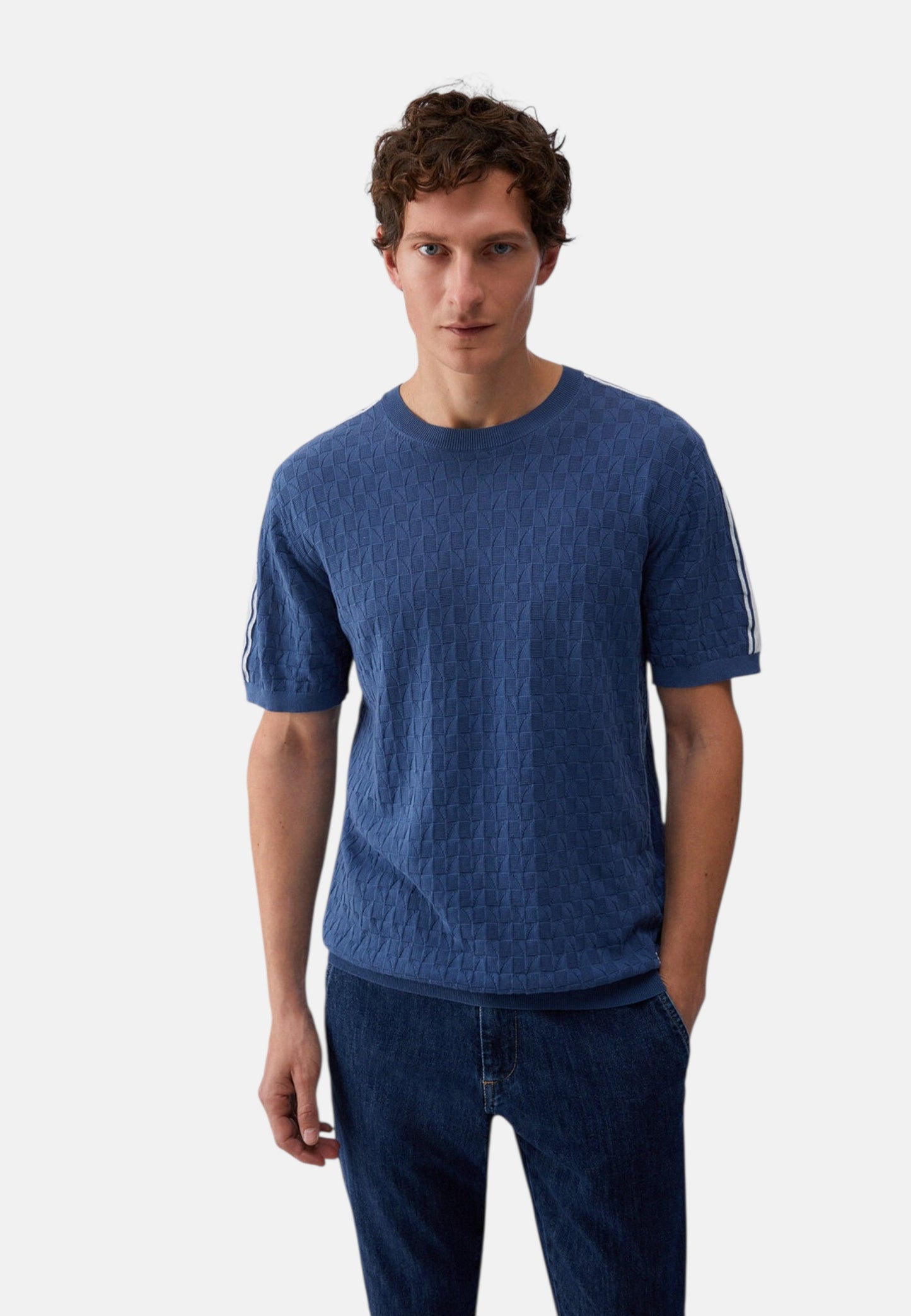 Maglia A Girocollo Uomo Liu Jo Manica Corta  QA6130MA71P