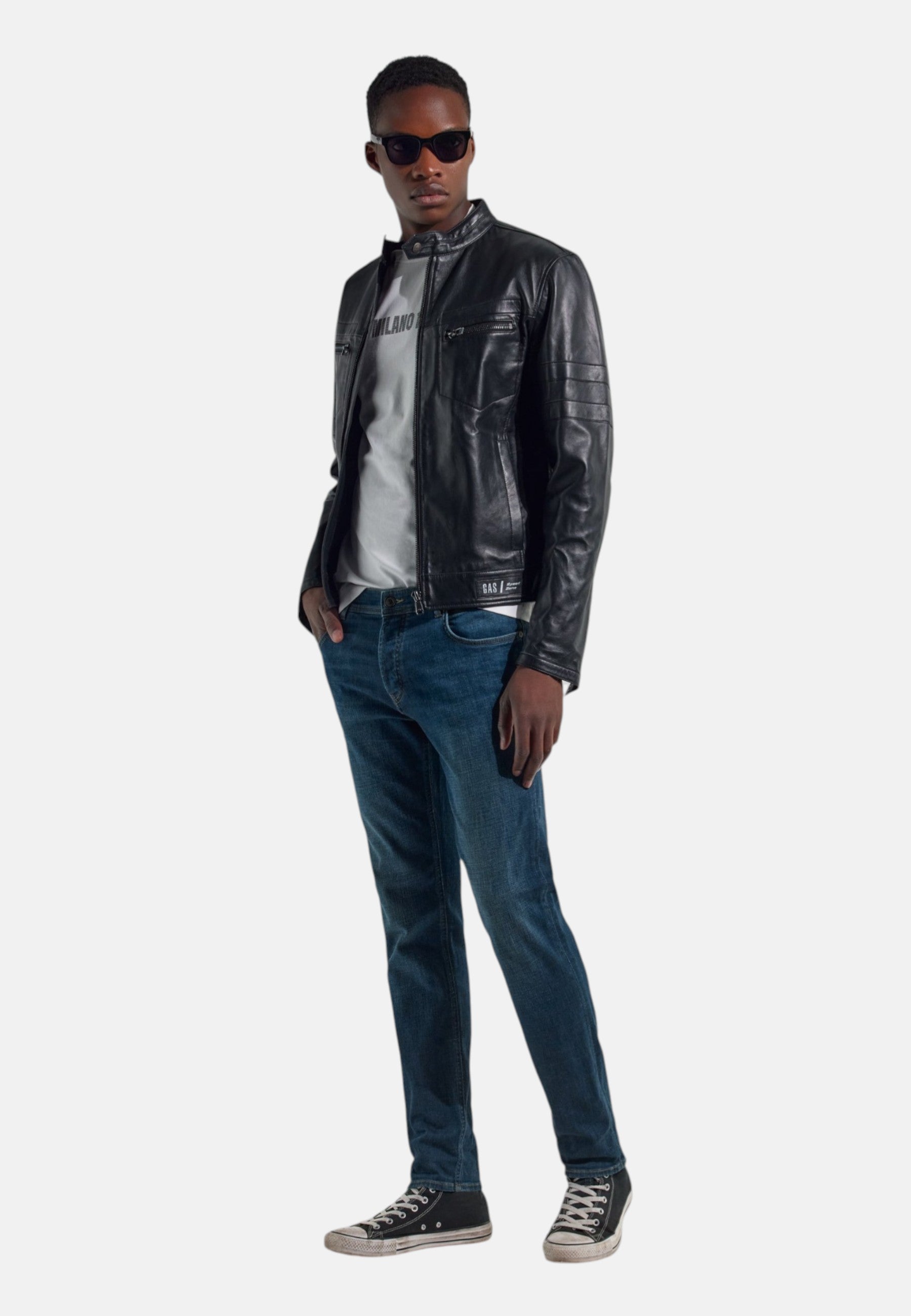Jeans Slim Fit Uomo Gas Stone Medium Dark Alex 350659020153