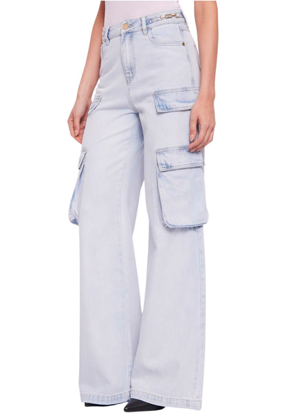 Jeans Cargo Donna Gaudi
