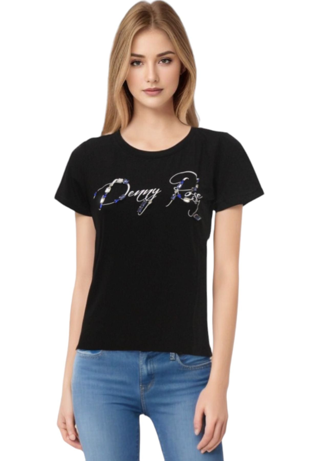 T-Shirt Manica Corta Donna Denny Rose Cono Logo  411ND64004