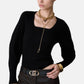 Maglia A Girocollo Donna Liu Jo A Coste  WF6431MA54S