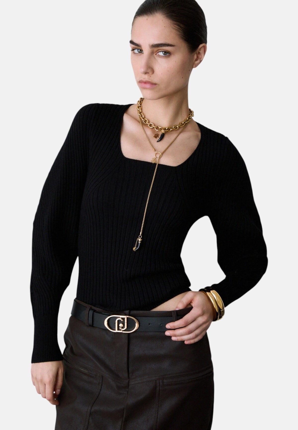 Maglia A Girocollo Donna Liu Jo A Coste  WF6431MA54S