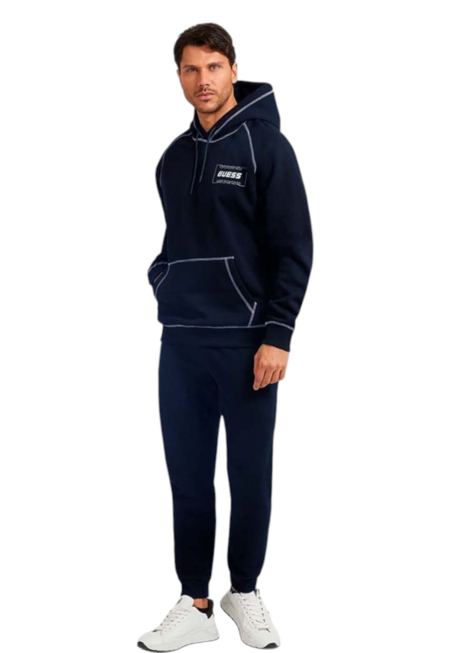 Felpa Con Cappuccio Uomo Guess   Z2BQ16KBGQ2
