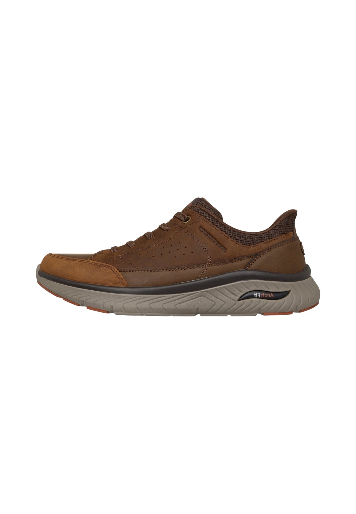 Sneakers Basse Uomo Skechers Arch Fit, Tomaia traforata, Suola ammortizzata, Chiusura con lacci Arch Fit Crosser-Felix 205656