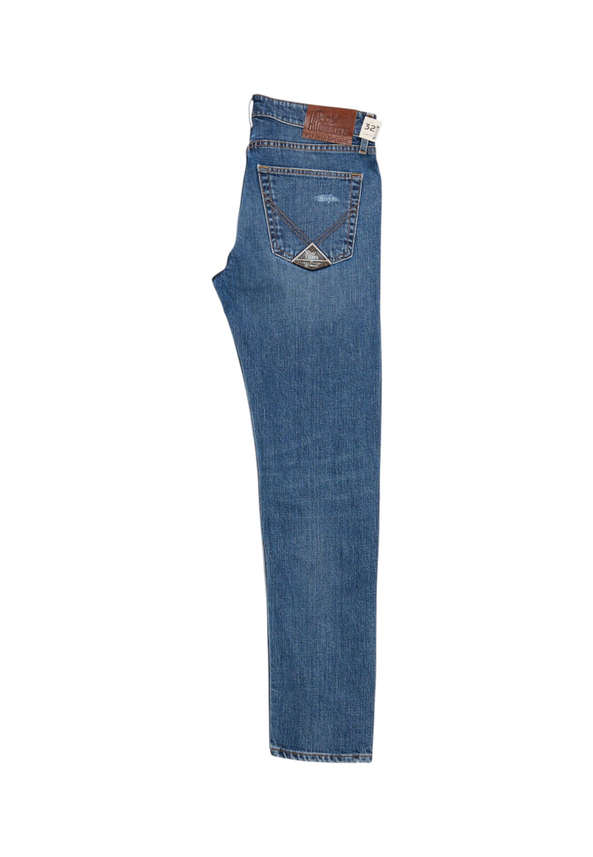 Jeans Slim Fit Uomo Roy Roger's Denim elasticizzato, lavaggio Darrel 517 RRU075D6433246