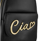 Zaino  Donna Braccialini Zaino compatto, Singolo con tracolle regolabili, Chiusura con zip, Due tasche interne, una con zip e una aperta, Accessorio Ciao in metallo, Dimensioni: 23 x 12 x 30 Cm Ciao B19343PP