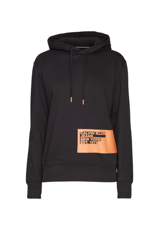 Felpa Con Cappuccio Uomo Calvin klein Jeans  Stencil Blocking Logo J30J324102