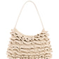 Borsa A Spalla Donna Desigual  Crochet Waves Shopper Ecru 26SAXO06