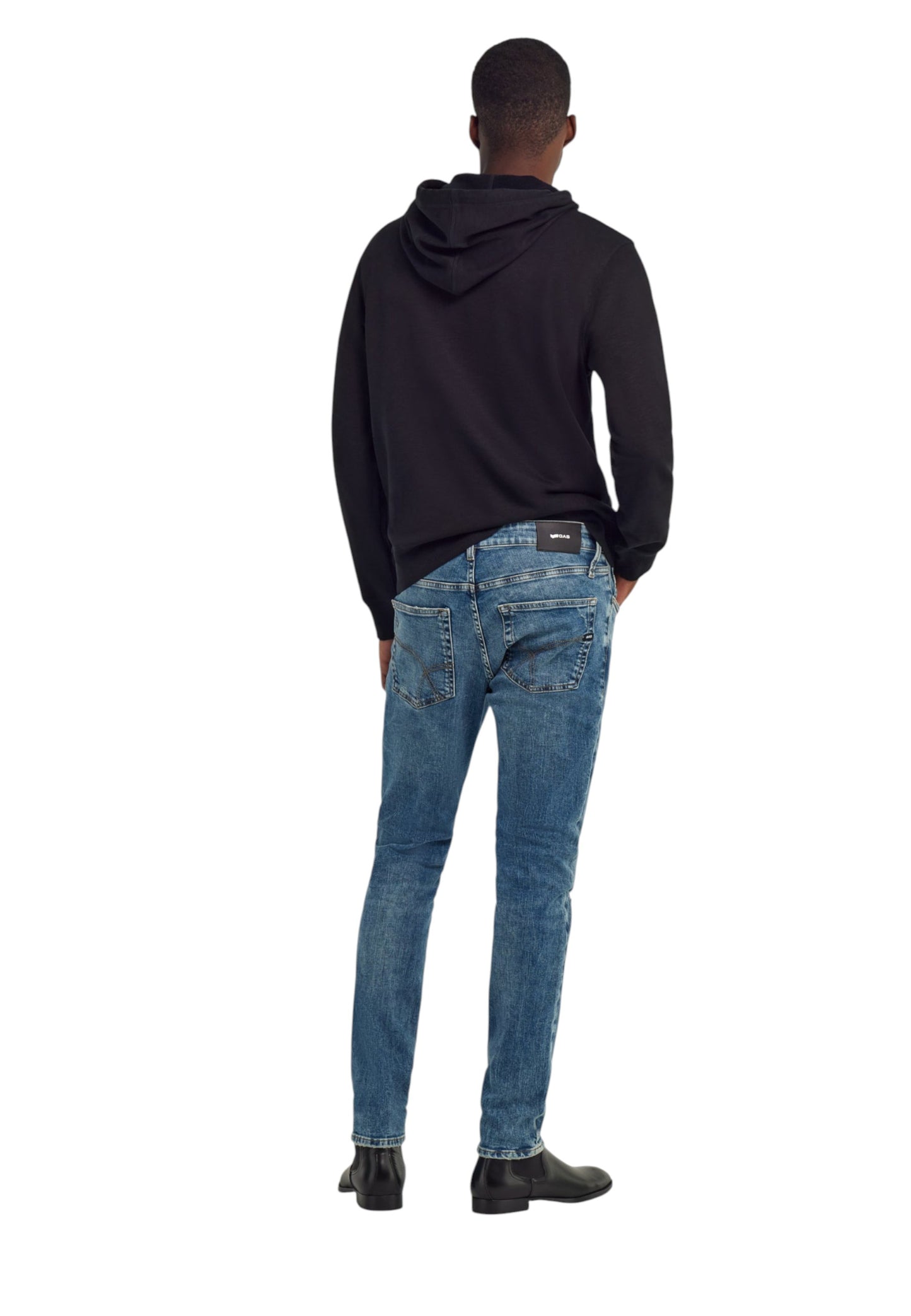 Jeans Skinny Fit Uomo Gas  Sax Zip Rev 351450030159