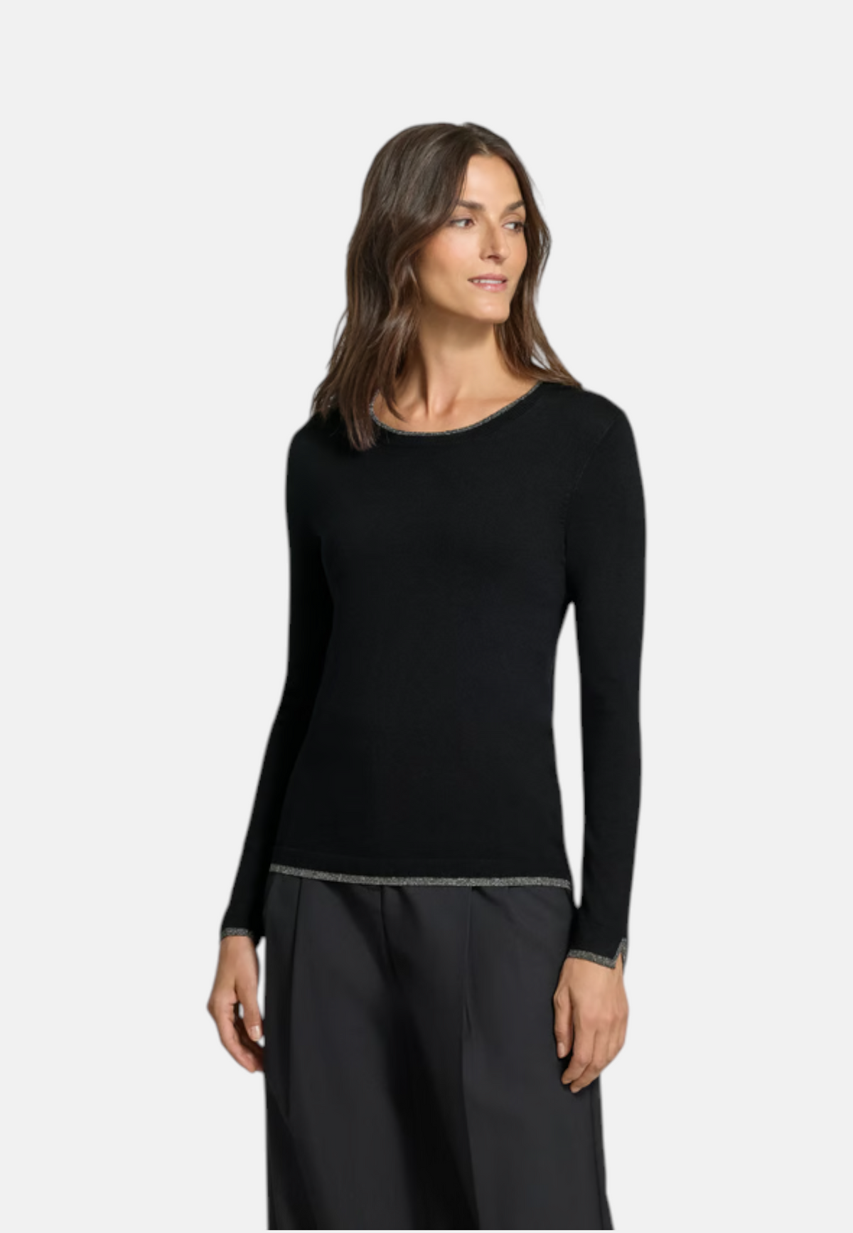 Maglia A Girocollo Donna Liu Jo Basic Fit  WF6015MS49I