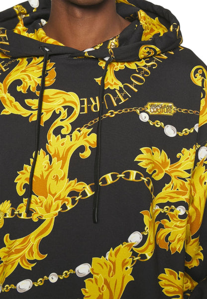 Felpa Con Cappuccio Uomo Versace Jeans Couture   75GAI3C0FS102