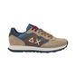 Sneakers Basse Uomo Sun68 Stile Running, Nylon E Suede, Maxi Logo, Bicolor Jaki 2.0 Bicolor Z46122