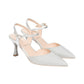 Sling Back  Donna Nero Giardini In Tessuto Lurex  E615440DE