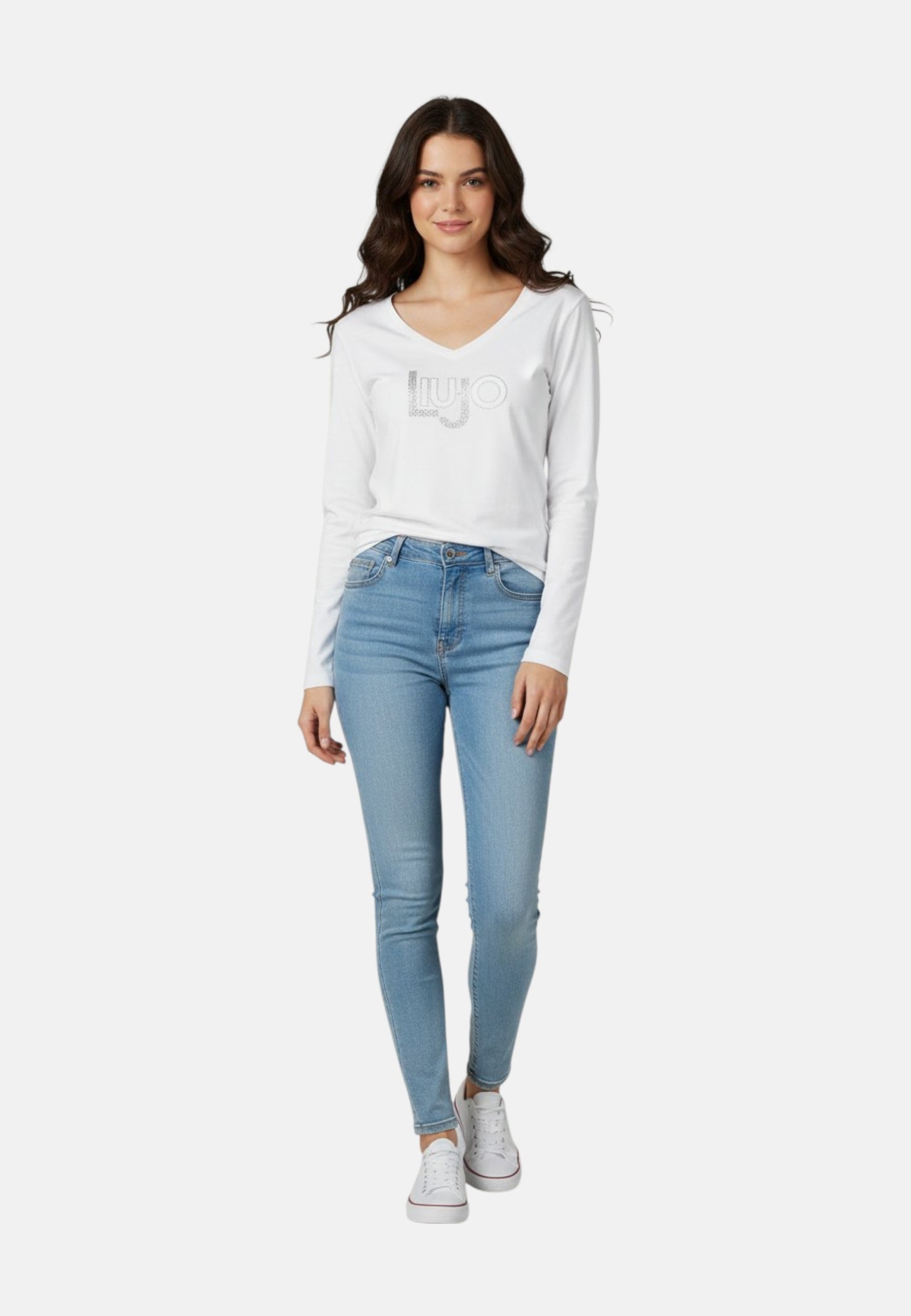 T-Shirt Manica lunga Donna Liu Jo LiuJo Rubber Eco Line TA6053JS003