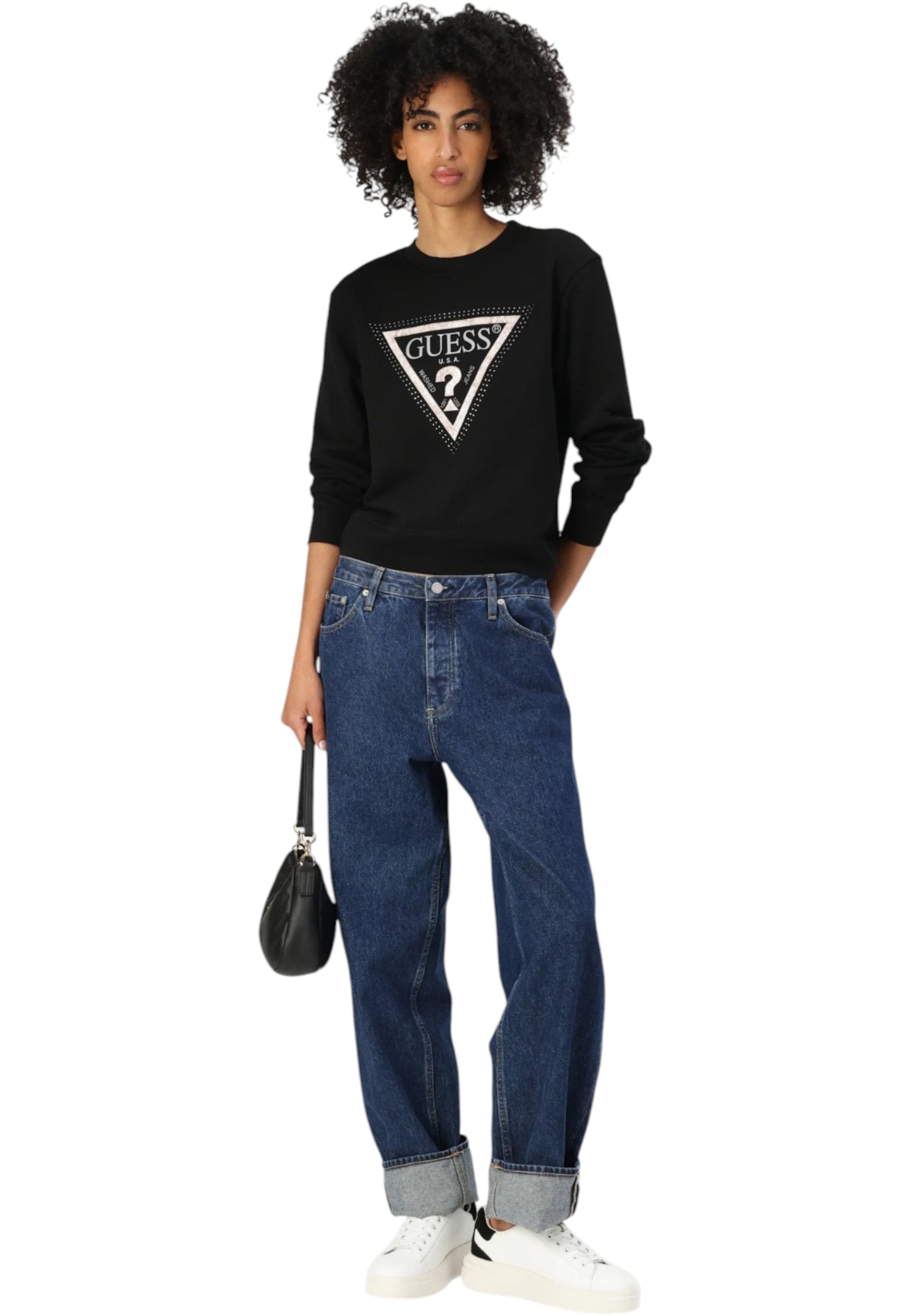 Felpa A Girocollo Donna Guess