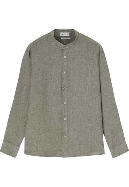 Camicia Manica lunga Uomo Gas Regular Fit Flamed Linen Collo Coreana Misao/R 151387101029