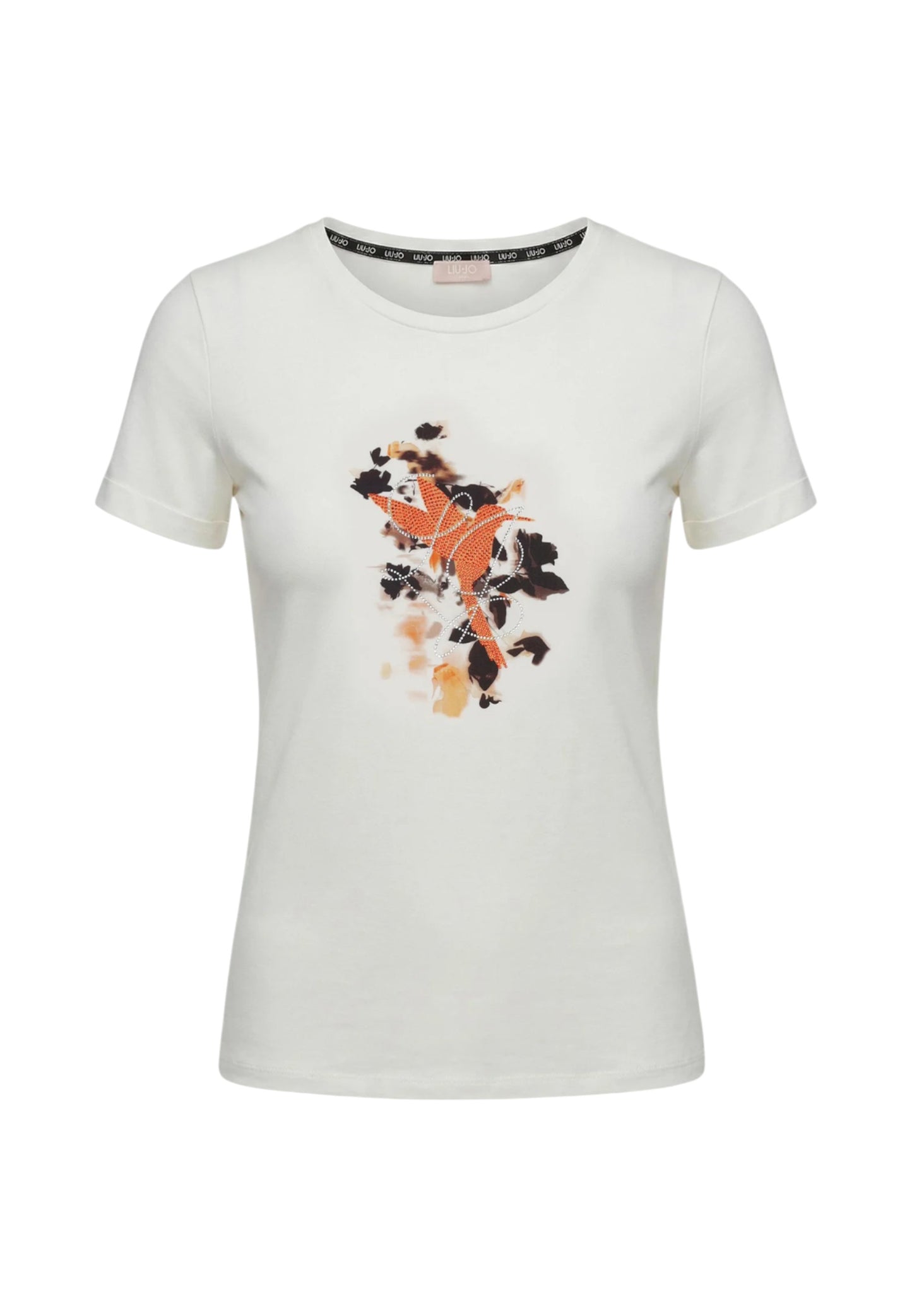 T-Shirt Manica Corta Donna Liu Jo LJ Bird Eco Line TA6163JS003