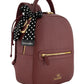 Zaino  Donna Braccialini Zaino compatto, Singolo con tracolle regolabili, Chiusura con zip, Due tasche interne, una con zip e una aperta, Charm removibile con margherita e fiocco a pois, Dimensioni: 27 x 11 x 31 Cm Beth B19223YY