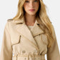 Cappotto Trench Donna Guess  Jenny Pu Details W5RL14WGWD2