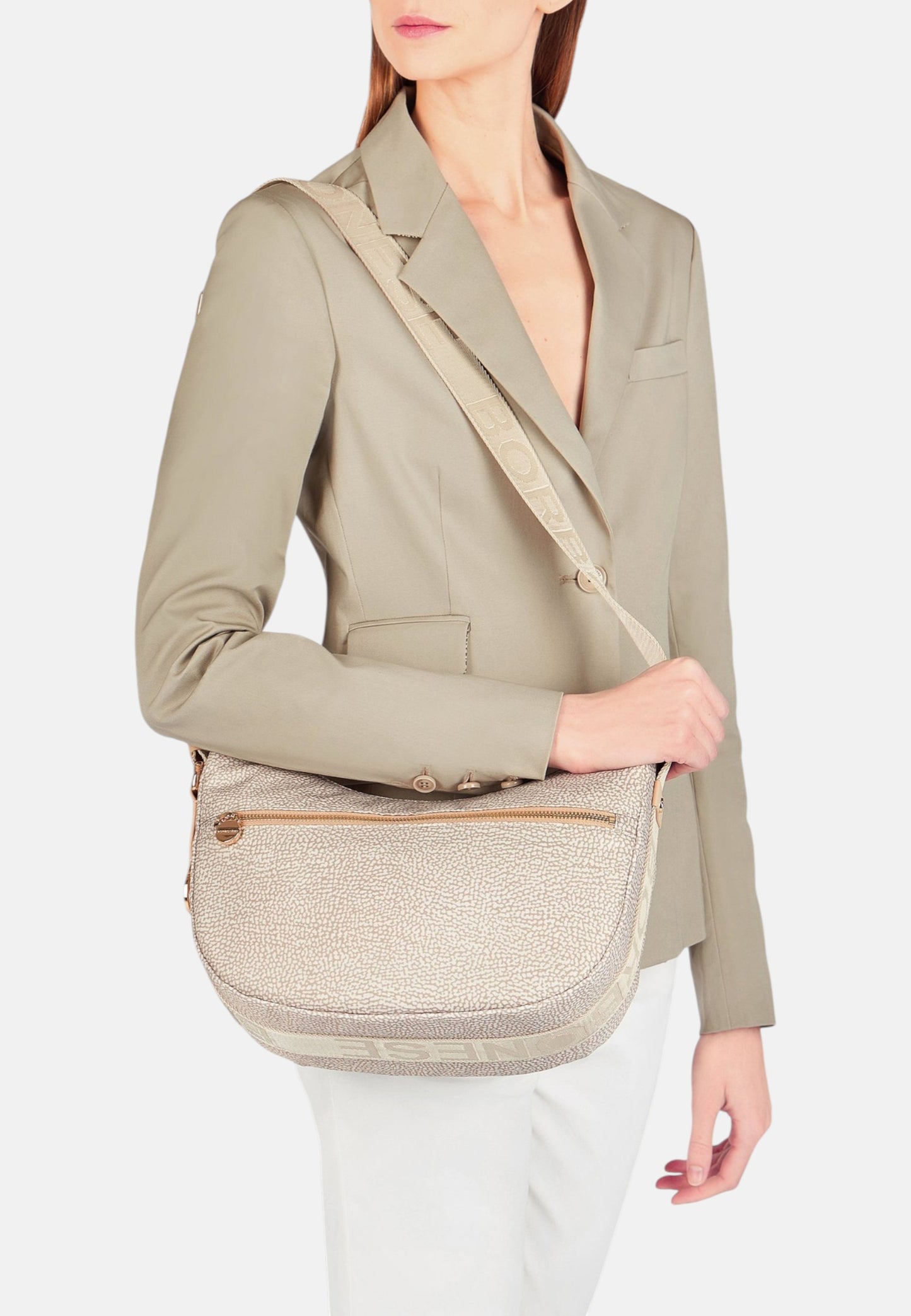 Borsa A Tracolla Donna Borbonese Luna Bag Small Eco Line 934107I15