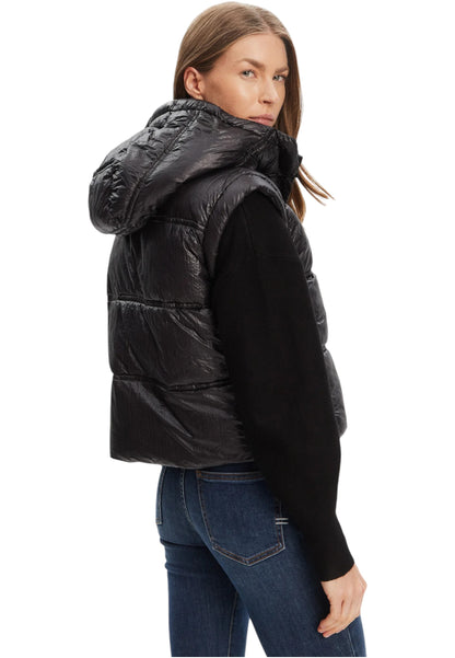 Gilet Con Cappuccio Donna Guess Crop Ernestine W5YL11WHDO2