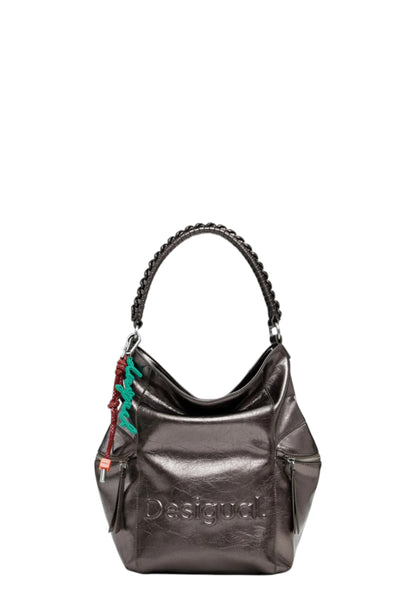 Zaino  Donna Desigual  Half Logo Arica Dark Silver 25WAKP28