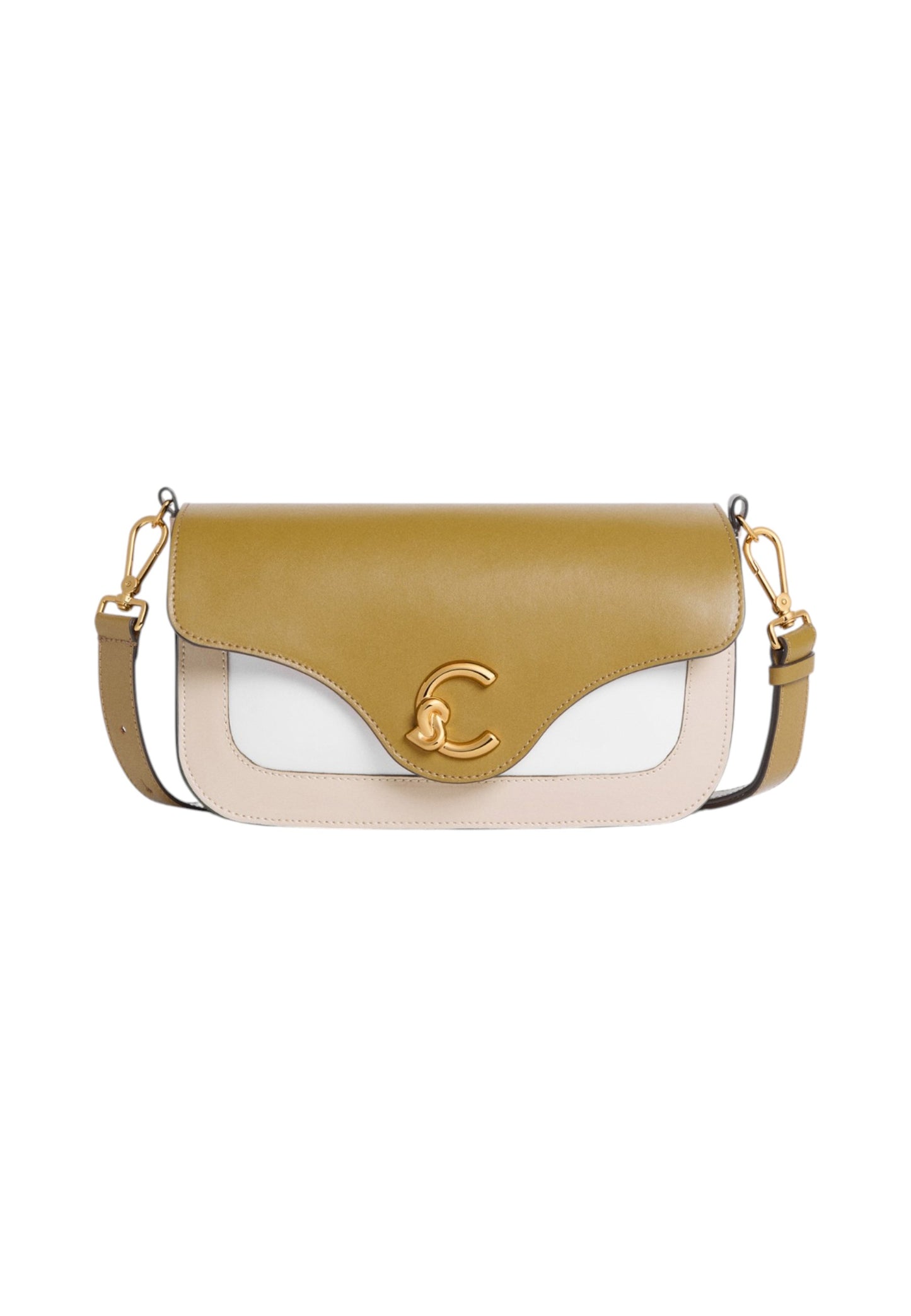 Borsa A Tracolla Donna Coccinelle In Pelle Liscia Di Vitello Multicolor Coccinelle C-Me Calf Tric E1U4H120301