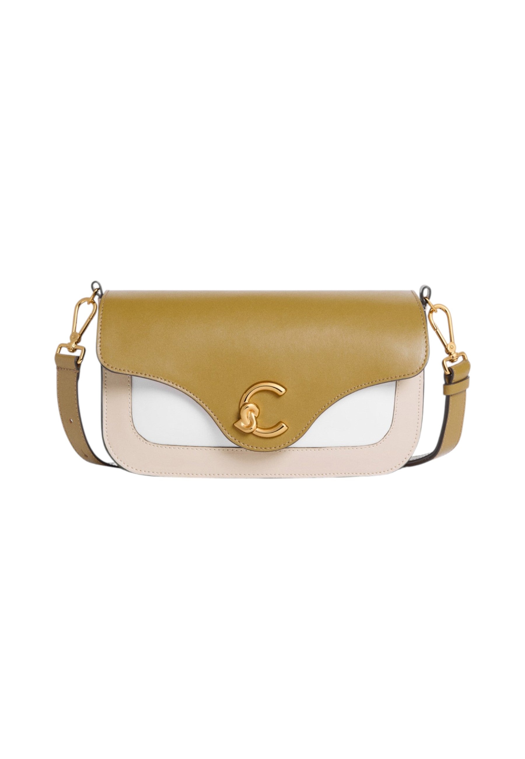 Borsa A Tracolla Donna Coccinelle In Pelle Liscia Di Vitello Multicolor Coccinelle C-Me Calf Tric E1U4H120301
