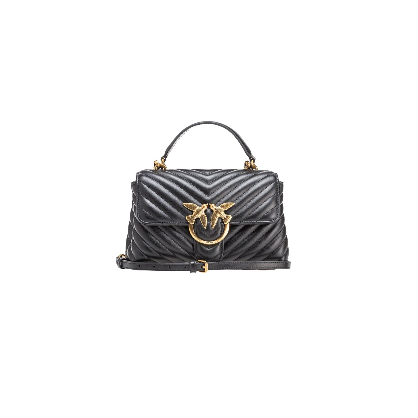 Borsa A Mano Donna Pinko Media Love Lady Puff Mini Chevron 100044A0GK