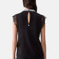 T-Shirt Senza Maniche Donna Liu Jo Con Pizzo E Strass  CF6142J5923