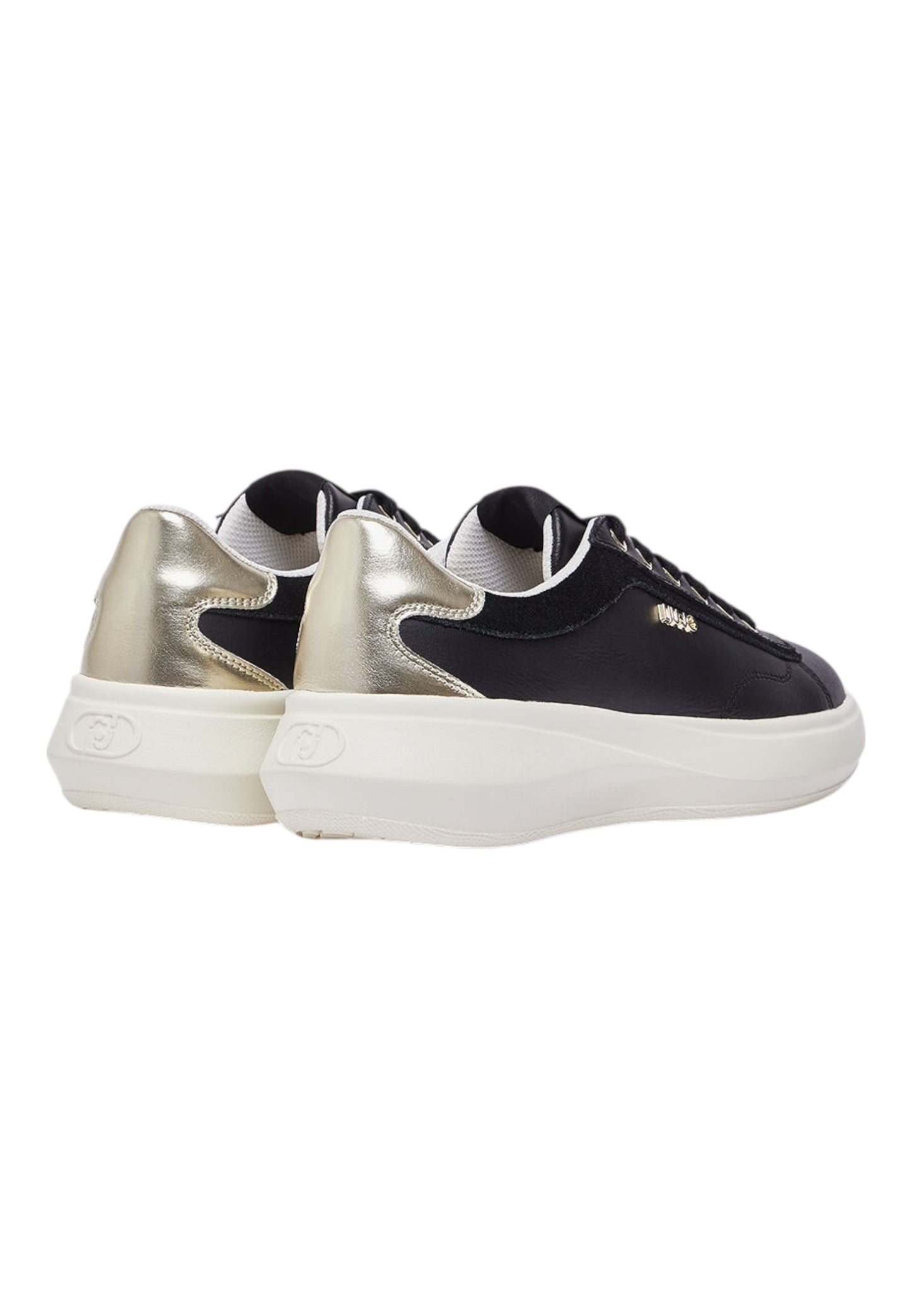 Sneakers Basse Donna Liu Jo In Pelle Di Vitello E Pelle Scamosciata Con Dettagli Oro Casper 01 BA6069P0304