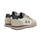Sneakers Basse Uomo Sun68 Stile Running, Logo Ricamato, Nylon E Suede Tom Solid Z46101