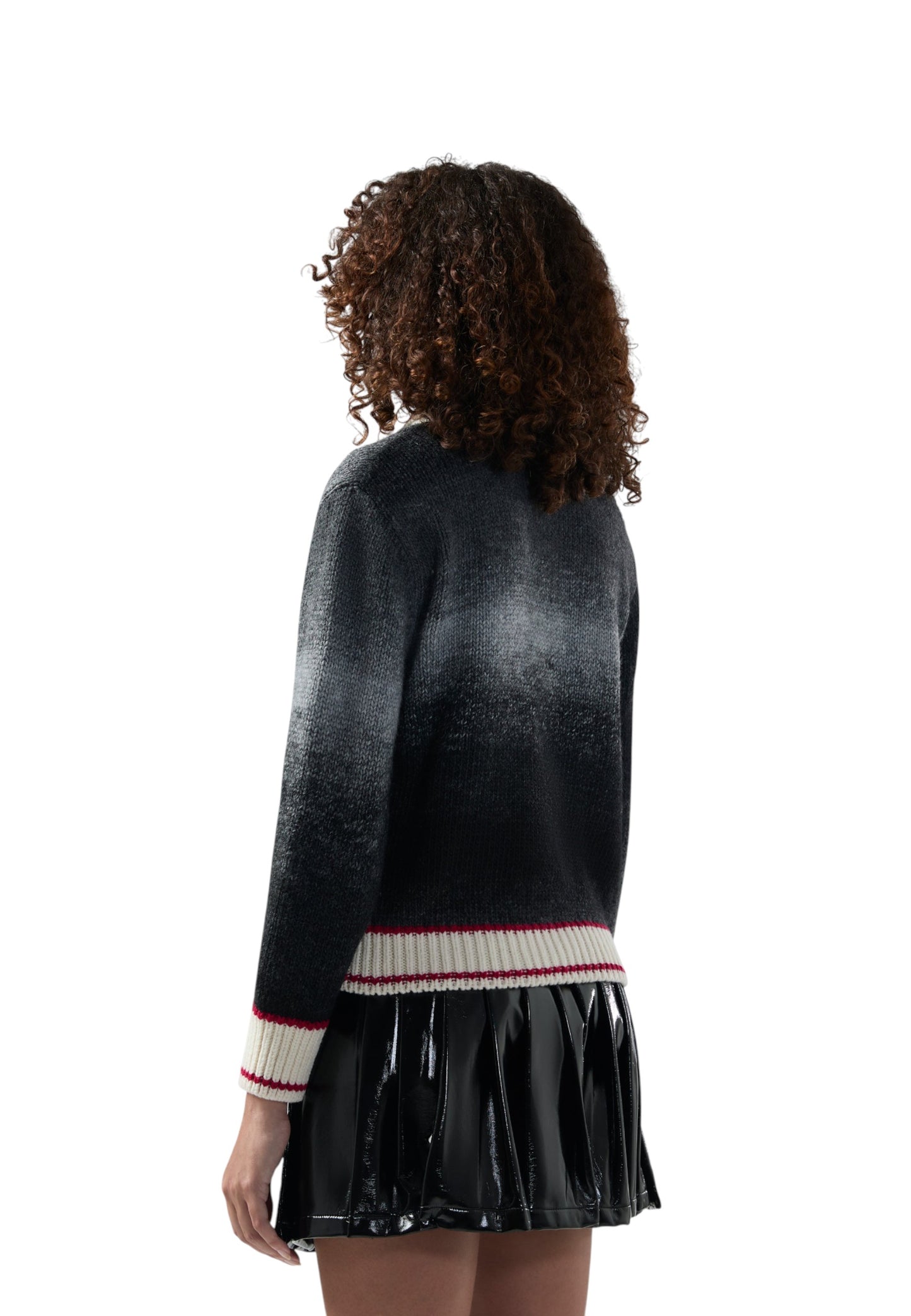 Polo Manica lunga Donna Gcds In Maglia Kittho Patch Braids Degrade  B2CW2512KJ3