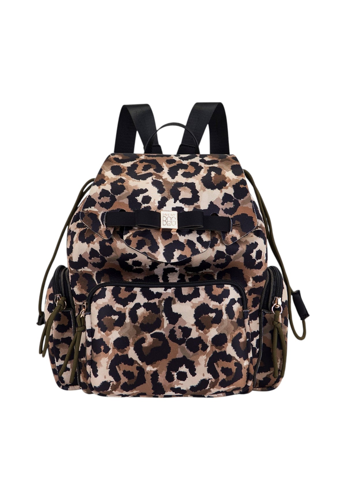 Zaino  Donna Save My Bag Zaino compatto, Manico superiore, Spallacci regolabili, Chiusura con coulisse, Tasca frontale con zip, Fiocco frontale con logo Save My Bag in metallo, Dimensioni: 23 x 15 x 30 Cm Taylor S62-TAYLOR-U-LY