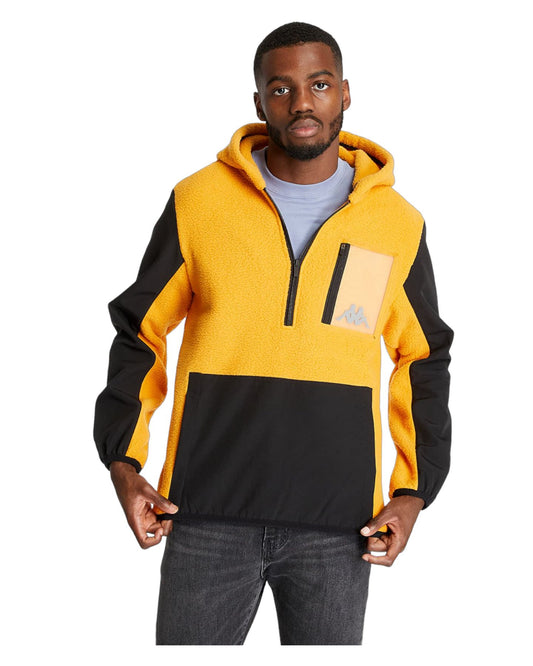 Felpa Con Cappuccio Uomo Kappa E Mezza Zip  34112LW