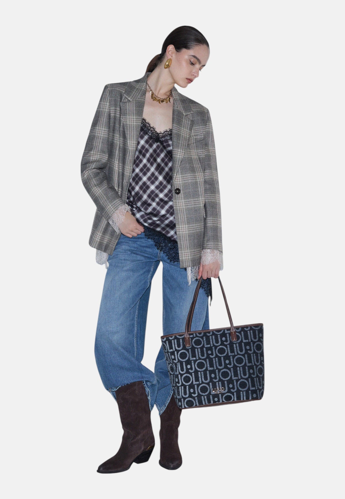 Borsa A Spalla Donna Liu Jo Tote Media  AF6070T769A